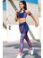 Yeni Inci Lacivert (Yoga-Fitness-Pilates-Koşu) Sporcu Tayt Alt Üst Takım 1
