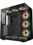 GamePower WARCRY ATX 6 * ARGB Sessiz Fan Temper Cam Gaming RGB Kontrolcüsü ve Uzaktan Kumanda Kasa 5