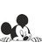 Bagajdan Bakan Mickey Mouse Sticker - 15167 1