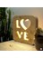 Love Masa & Gece Lambası - Dekoratif Ahşap LED Aydınlatma 5