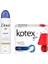 Deodorant Sprey & Orıgınal Kadın 150ml + Kotex Gece 6lı 1