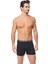 12 Adet Seher Yıldızı Siyah Renk Elastan Boxer 1