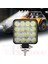 Off Road Sis Farı, 16 LED Kare Çalışma Lambası 1 Adet 12-24V, 48W 4