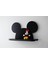 Micky Mouse Şekilli Raf Kitaplık Duvar Rafı Çocuk Odası Raf 4