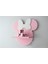 Minnie Mouse Şekilli Raf Kitaplık Duvar Rafı Çocuk Odası Raf 3