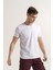 Riley V Yaka Slim Fit Basic Erkek Tshirt 1