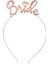 Taç - Bride - Metal - Rose Gold - Bride To Be Kol Bantı - Parti 1