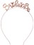 Taç - Bride To Be - Metal - Rose Gold - Bride To Be Kol Bantı Hediyeli - Parti 1