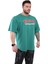 Oversize T-Shirt Pamuklu, Rahat Kesim Big Sam 3107 3