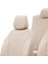 Honda Hrv 2015-Sonrası Özel Üretim Koltuk Kılıfı Madrid Design Deri Bej 4