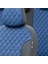 Seat Toledo 1999-2005 Özel Üretim Koltuk Kılıfı Madrid Design Deri Mavi - Siyah 3