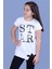 Kız Çocuk Star Baskılı Kemer Detaylı T-Shirt 1