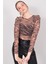Bej Sırt Pencere Detaylı Bodysuit 3