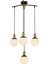 AV-60273-4BSY Siyah Boyalı Modern Avize E27 Metal Cam 54cm 1