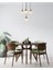 AV-60273-4BSY Siyah Boyalı Modern Avize E27 Metal Cam 54cm 3