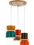 AV-60284-3T-BSA Sarı Boyalı Modern Avize E27 Metal Pleksi 48cm 1
