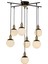 AV-60273-7BSY Siyah Boyalı Modern Avize E27 Metal Cam 70cm 1