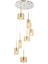 Avonnı AV-60043-7KT Krom Kaplama Modern Avize E14 Metal Cam 45CM 1