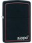 Black Matte Red Border Çakmak 3