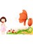 Cute Girl Çocuk Odası Duvar Kağıdı Vinil 1
