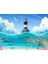 Deniz Feneri ve Martılar 3D Çocuk Odası Duvar Kağıdı Vinil 1