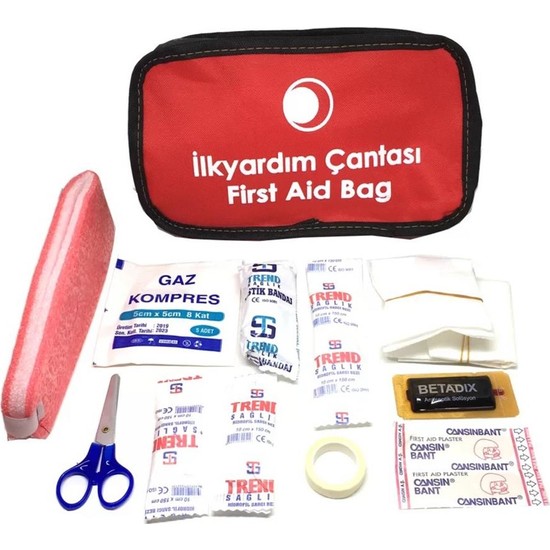 First Aid Ilk Yardım Çantası Yönetmeliğe Uygun Ec 2918
