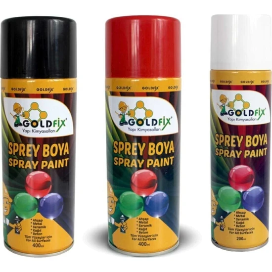 Goldfix Sprey Boya Beyaz 400ML