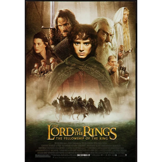Yüzüklerin Efendisi Film Afişi Poster (35 x 50 Cm.)