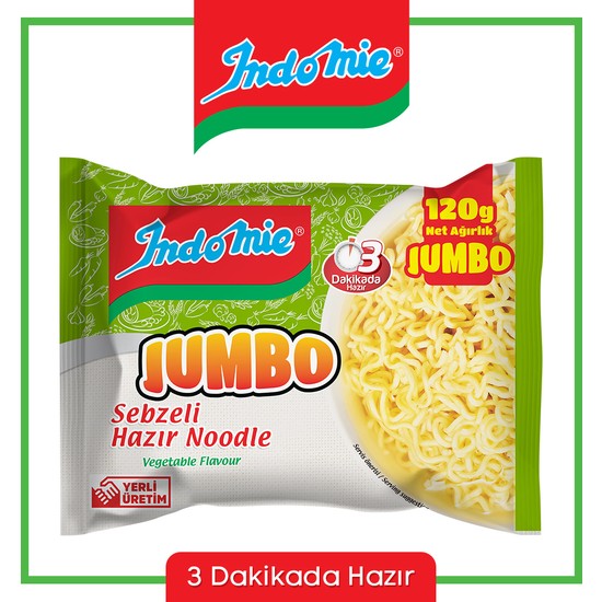 Indomie Sebzeli Jumbo Noodle 120 gr x 40
