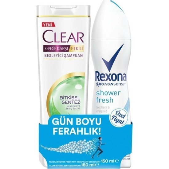 CLEAR SH SHOER FRESH 180ML