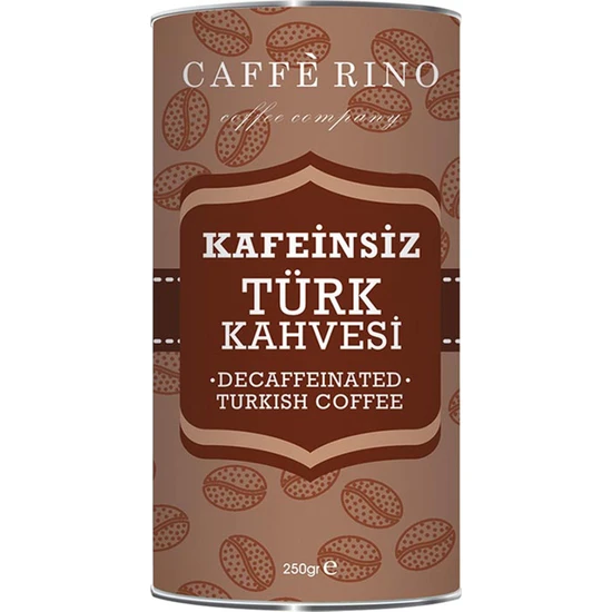 Kafeinsiz Türk Kahvesi 250 gr