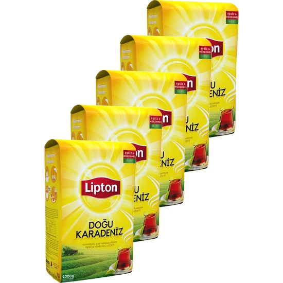 Lipton Doğu Karadeniz Dökme Çay 1000 gr x 5'li