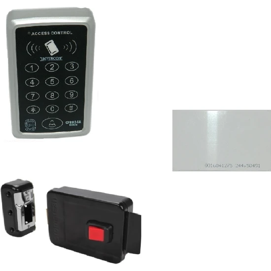 Enpercon Elektronik Kapı Otomatı ve Rfid Kartlı-Şifreli Geçiş Sistemi Set