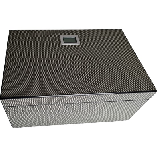 Basic German Humidor Puro Kutusu Dijital Nem Carbon 30's Fiyatı