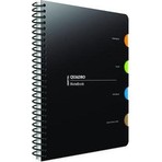 Gıpta Quadro Spiralli  4 Seperatörlü PP Kapak 17*24 -150 YP Çizgili Defter