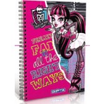Keskin Color Monster High A6 Spiralli Not Defteri Çizgili 80 Yaprak