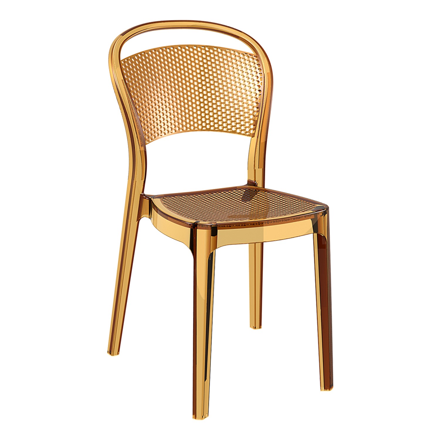 Siesta Contract Bee Sandalye Kahverengi Transparan Fiyatı