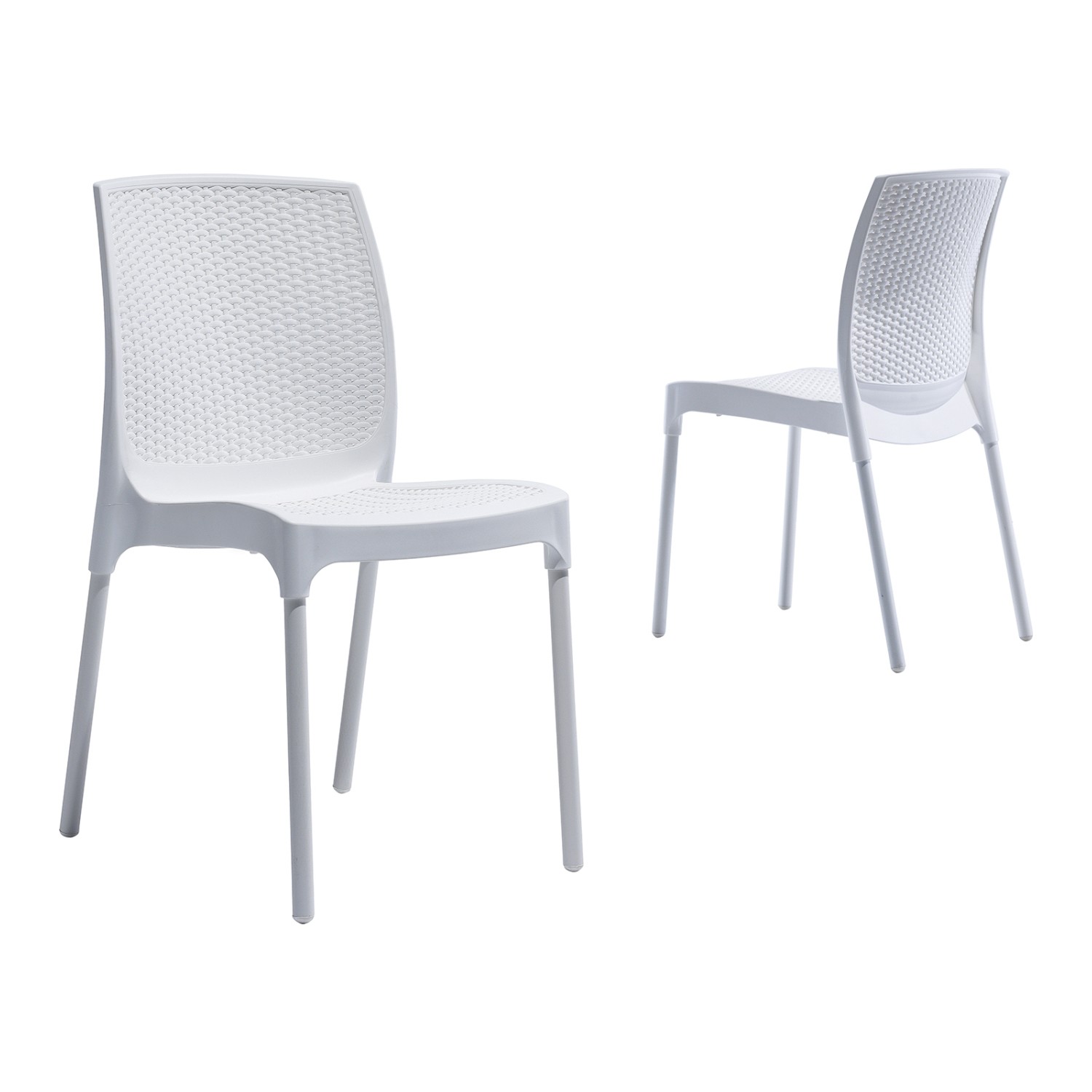 Novussi Garden Sunny Rattan Sandalye Beyaz Fiyatı