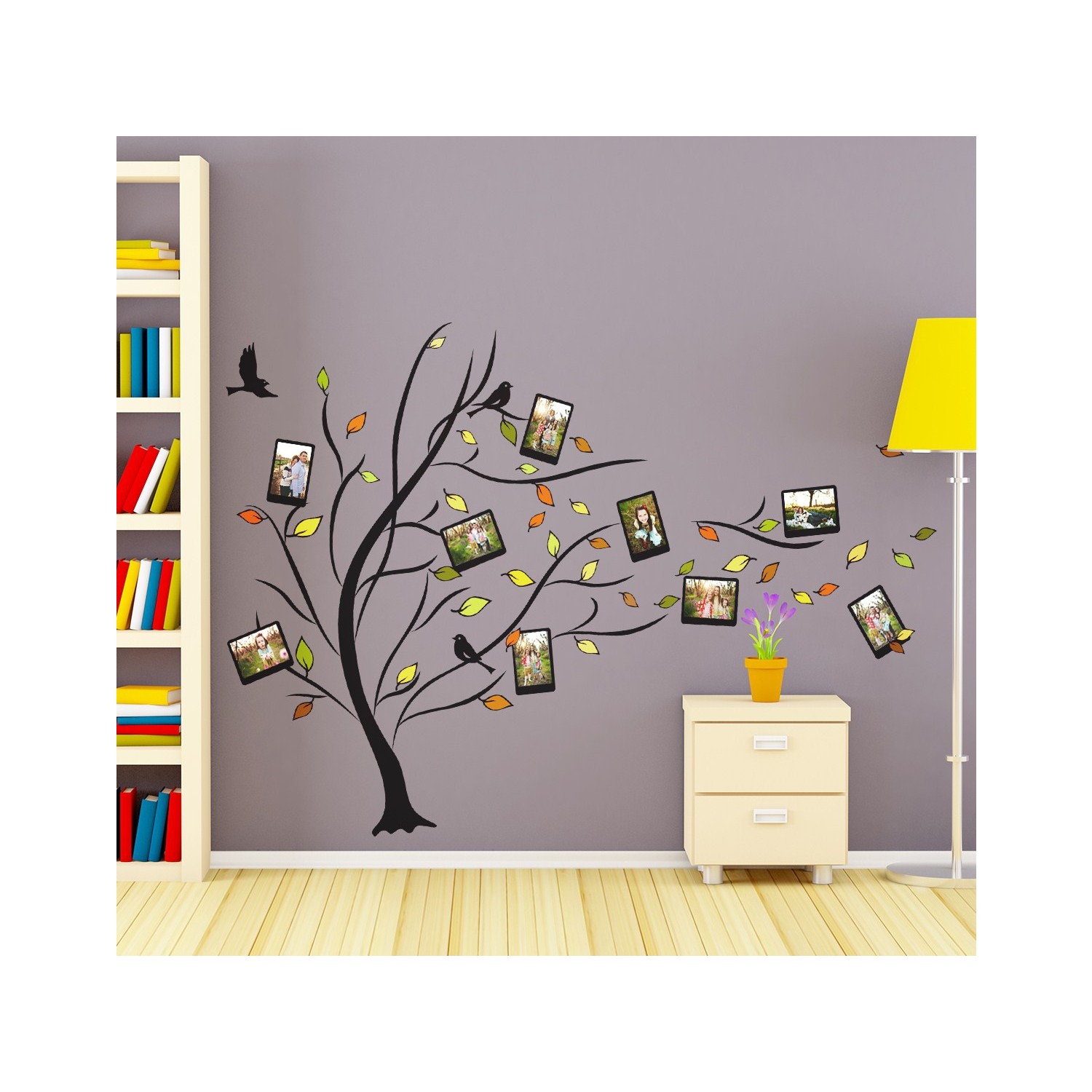 DekorLoft Aile Soy Ağacı Fotoğraf Albümü Duvar Sticker XL Fiyatı DekorLoft Aile Soy Ağacı Fotoğraf Albümü Duvar Sticker XL Fiyatı