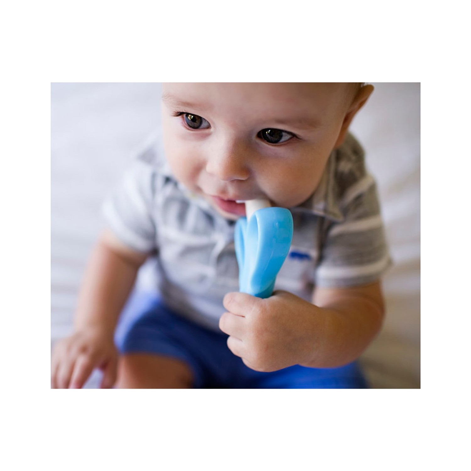 Baby Banana Diş Kaşıyıcı Diş Fırçası Mavi Muz Fiyatı