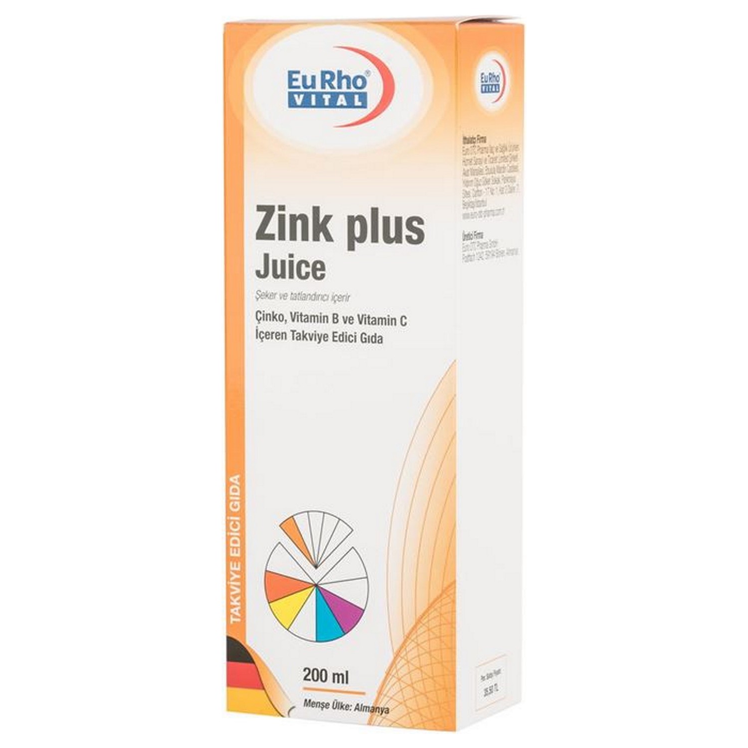 Eurho Vital Zink Plus Juice 200 ml Fiyatı Taksit Seçenekleri