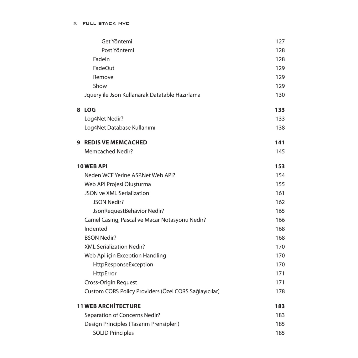 Full Stack Mvc Kitabı ve Fiyatı - Hepsiburada