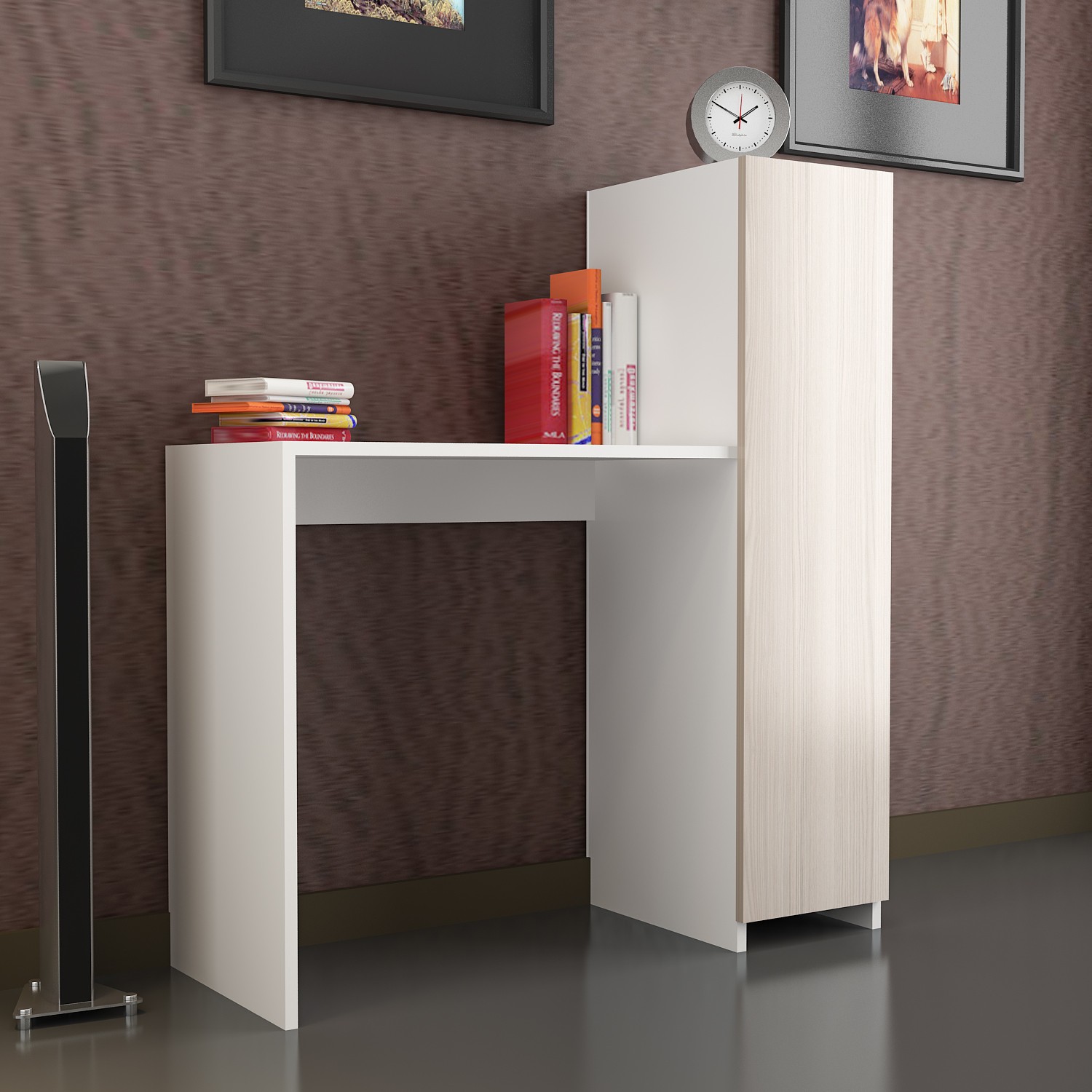 Kzy Mobilya Raven Çalışma Masası Cordoba Beyaz x611 Fiyatı