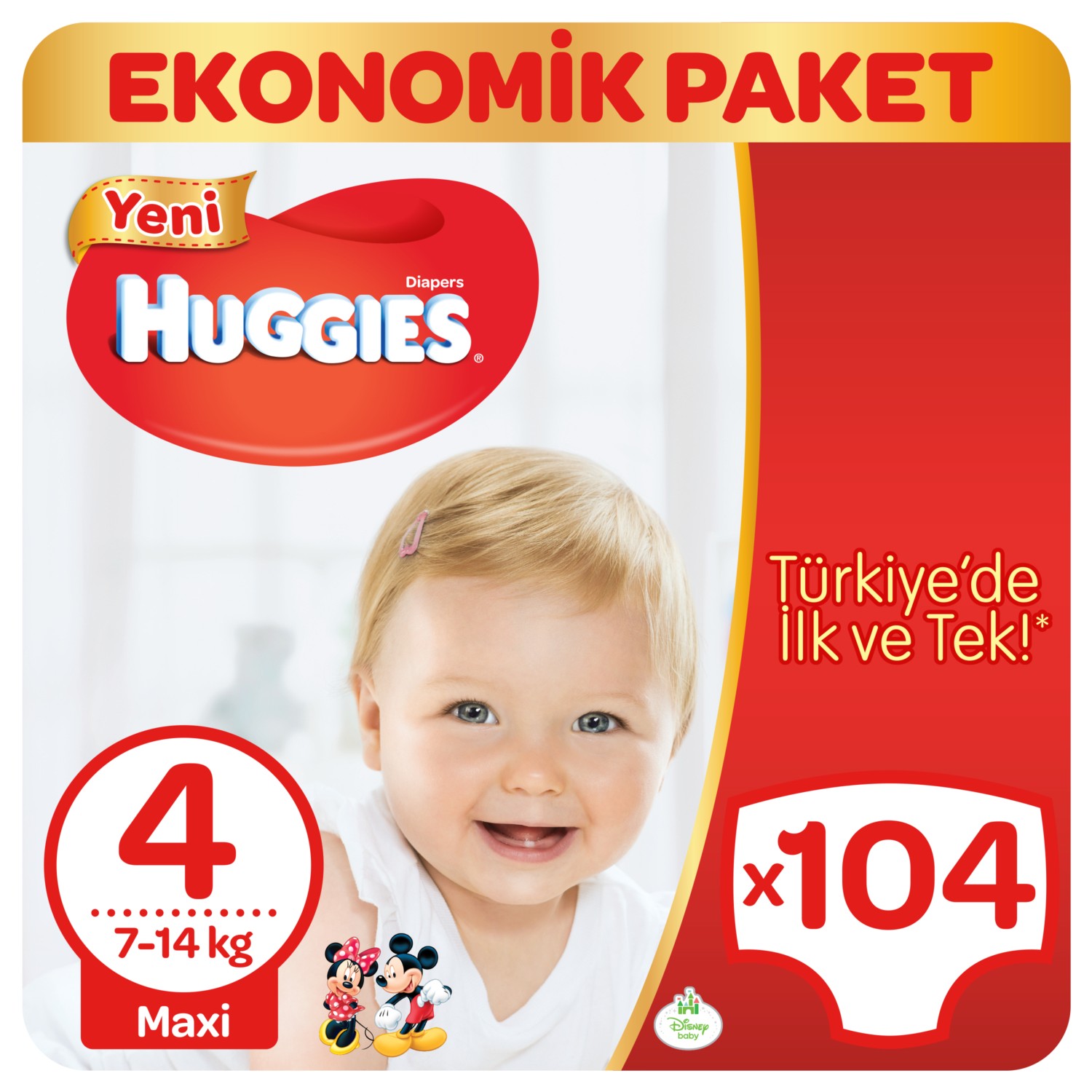 Huggies Bebek Bezi Maxi 4 Beden Ekonomik Paket 104 Adet Fiyatı