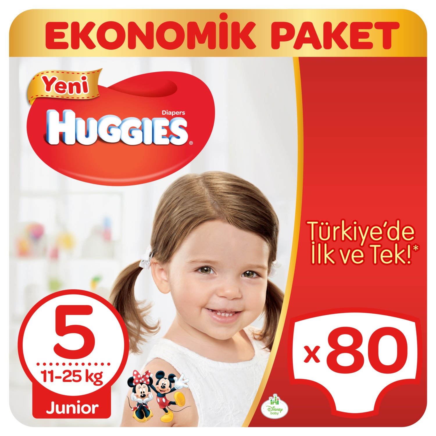 Huggies Bebek Bezi Junior 5 Beden Ekonomik Paket 80 Adet Fiyatı