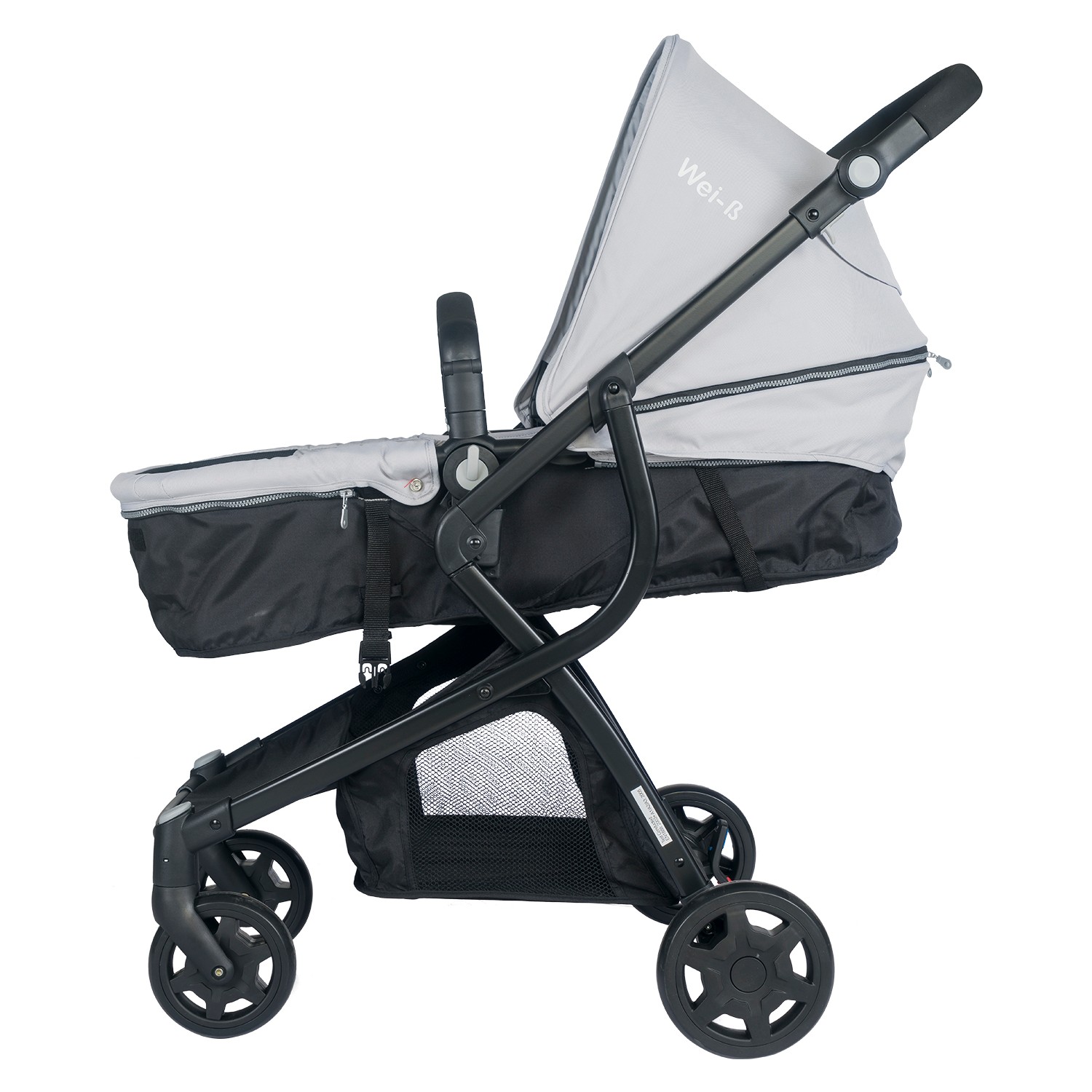 WeiB Resistens Trio Seyahat Sistem Bebek Arabası / Siyah