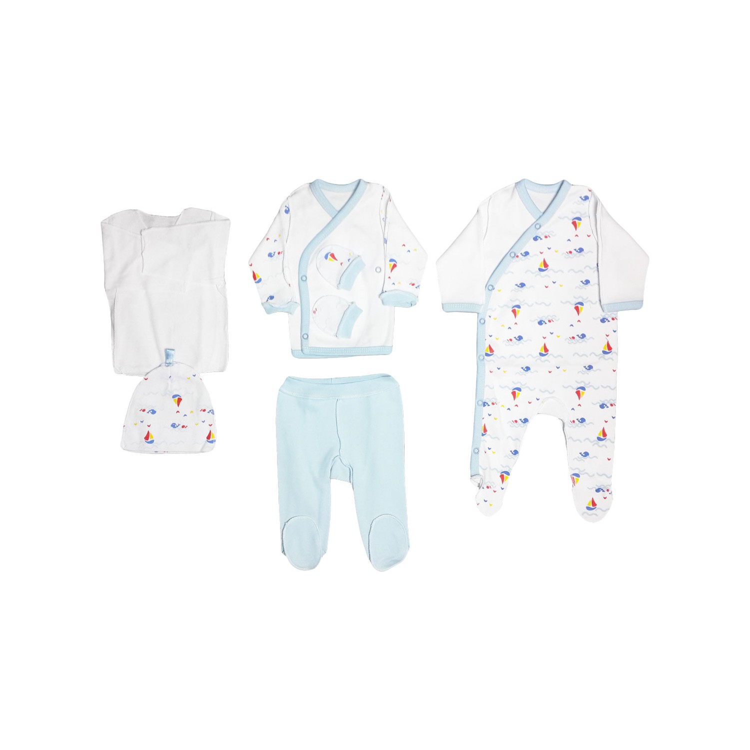 Sevi Bebe Prematüre 6Lı Erkek Bebek Zıbın Seti Fiyatı