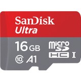 Sandisk Ultra 16GB 98MB/S Class 10 microSDXC Hafıza Kartı + Adaptör SDSQUAR-016G-GN6MA