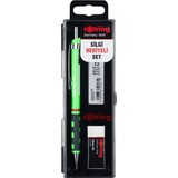 Rotring Tikky Okul Seti 0.5 mm Neon Yeşil Versatil Kalem + Silgi + Uç