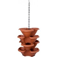 Modatools Saksı Çilek Makrome 4 Lü Kahve 18513